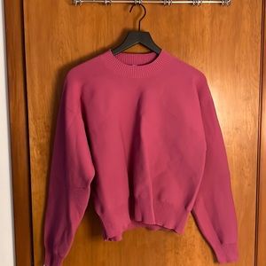 Lululemon All Around Crewneck Sweater in Pink Lychee